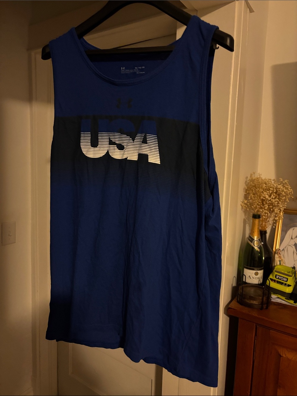 Under Armour Royal Blue USA Graphic Tank Top